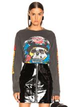 Madeworn Guns N' Roses Long Sleeve In Black,gray