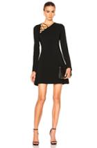 Cushnie Et Ochs Winona Long Sleeve Fit & Flare Dress In Black