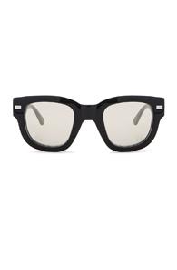 Acne Studios Frame Metal Sunglasses In Black