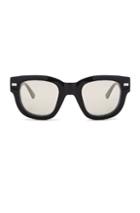 Acne Studios Frame Metal Sunglasses In Black