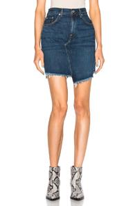 Rag & Bone/jean Dive Skirt In Blue
