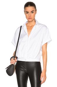 Barbara Bui Poplin Top In White