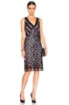 Tome Heavy Lace Dress In Black,purple
