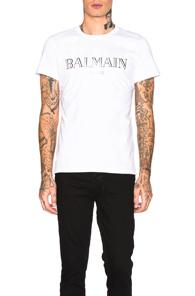 Balmain Balmain Paris T-shirt In White