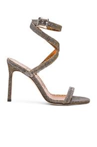Manolo Blahnik Newfi Sandals In Brown,metallics