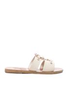 Ancient Greek Sandals Leather Attiki Sandals In White