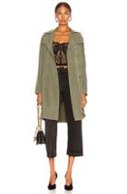 L'agence Elise Belted Trench In Green
