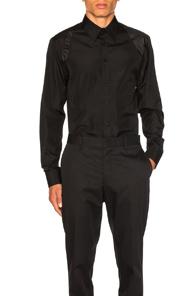 Alexander Mcqueen Harness Shirt In Black