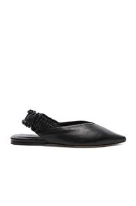 Isabel Marant Leather Linta Flats In Black