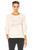 The Great College Badge Sweatshirt In Vanilla In Neutrals