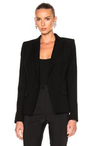 Alexandre Vauthier Double Breasted Blazer In Black