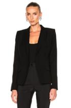 Alexandre Vauthier Double Breasted Blazer In Black