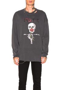 Alchemist Truckin' Long Sleeve Tee In Gray
