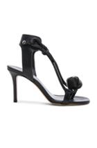 Isabel Marant Leather Ablee Sandals In Black