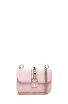 Valentino Small Lock Flap Bag In Pink
