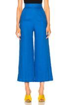 Mara Hoffman High Waist Crop Pant In Blue