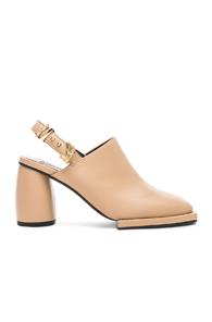 Reike Nen Square Platform Strap Mule In Neutrals