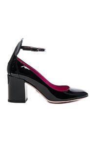 Oscar Tiye Minnie Patent Pumps In Black