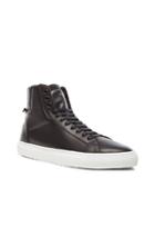 Givenchy Knots High Top Leather Sneakers In Black