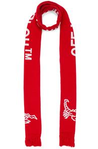 Off-white Scorpion Big Scarf In Red