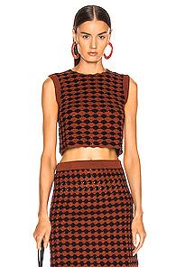 Rachel Comey Sedum Top In Black,brown
