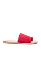 Ancient Greek Sandals Suede Ligia Sandals In Red
