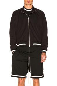Fear Of God Double Knit Track Jacket In Black