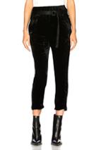 Ann Demeulemeester Belted Pants In Black