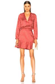 Alexis Coretti Dress In Abstract,red