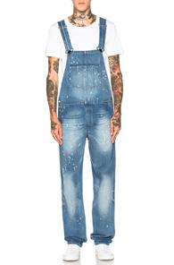 Givenchy Denim Overalls In Blue