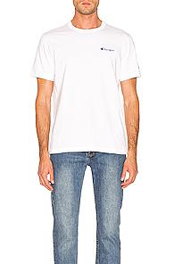 Champion Crewneck Tee In White