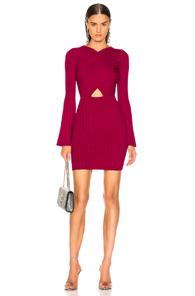 Cushnie Presley Dress In Pink