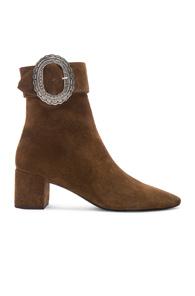 Saint Laurent Joplin Booties In Brown