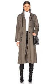 Rag & Bone Halsey Trench Coat In Green