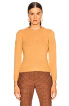 Acne Studios Long Sleeve Crew Top In Orange