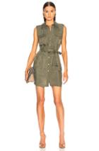 L'agence Evelyn Military Dress In Green
