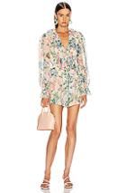 Zimmermann Verity Floating Playsuit In Floral,neutral