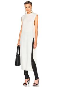 T By Alexander Wang Cashmere Mock Neck Sweater In White