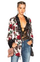 Equipment Theron Robe In Pink,floral