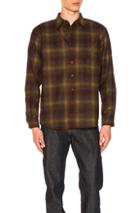 Junya Watanabe Wool Pendleton In Brown,checkered & Plaid