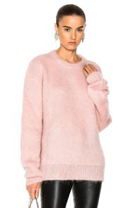 Carven Mohair Sweater In Pink