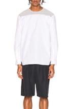Comme Des Garcons Homme Plus Polyester Hair Cloth Shirt In White
