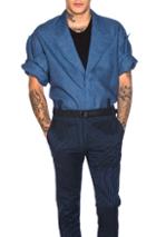 Haider Ackermann Oversized Shirt In Blue
