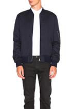 A.p.c. Ma1 Bomber Jacket In Blue