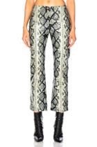 Miaou Beatrice Pant In Animal Print,green