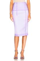 Victoria Beckham Linear Pencil Skirt In Purple