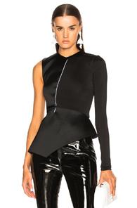 Esteban Cortazar Peplum Top In Black