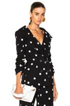 Monse Polka Dot Jacket In Black,geometric Print