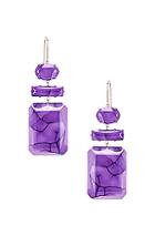 Isabel Marant Boy Drop Earrings In Purple