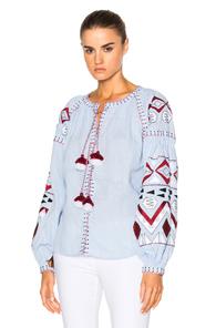 March 11 Kilim Top In Blue